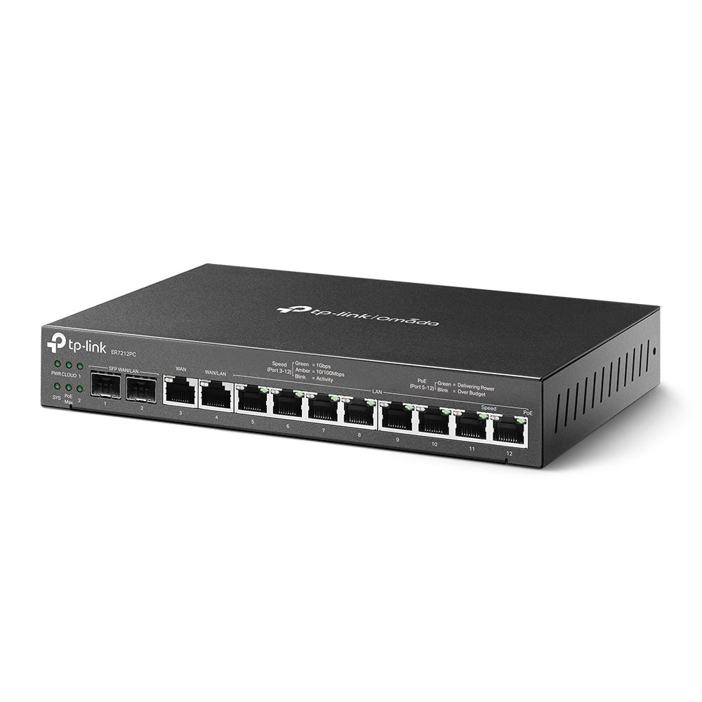 Omada Router VPN Gigabit 3-in-1 RouterSwitch PoEController - ER7212PC