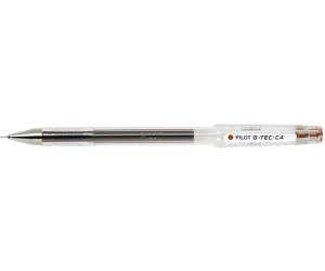 G-Tec C4 Pilota Penna Gel - Extra Fine - Ricaricabile - Punta Sfera 04 mm - Corsa 02 mm - Colore Marrone