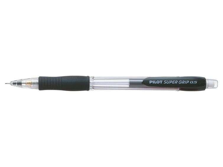 Portamine Pilot SuperGrip H185 - Corsa 05 mm - HB Mine - Corpo nero