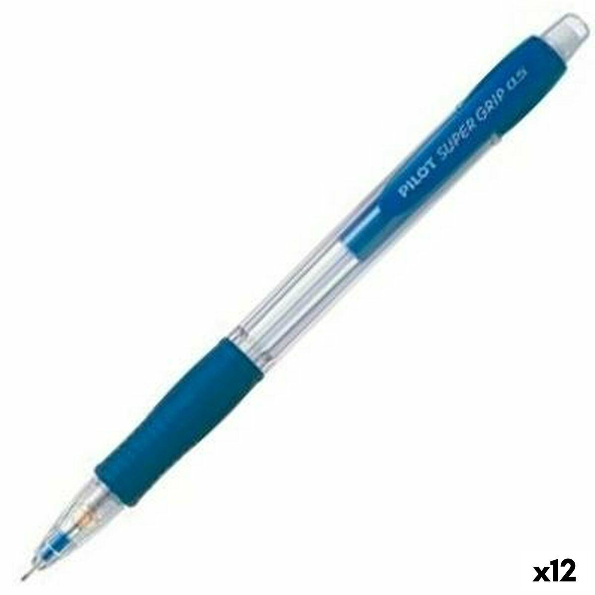Portamine Pilot Super Grip Azzurro 0,5 mm (12 Unità )