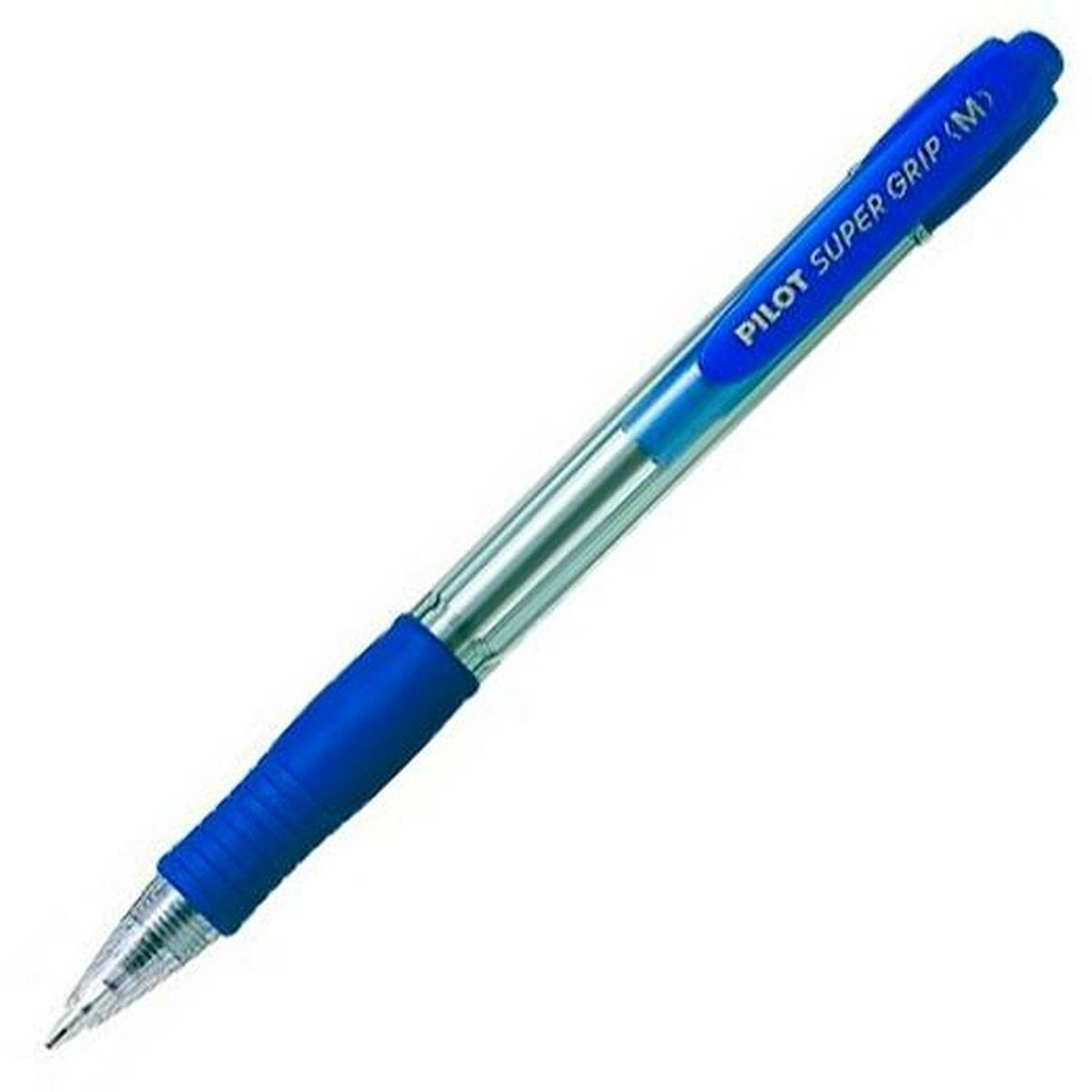 Pilot kuglepen m/klik Super Grip 1,0 b
