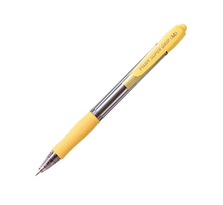 Penna a sfera retrattile Supergrip - Punta Tonda 1.0mm - Traz