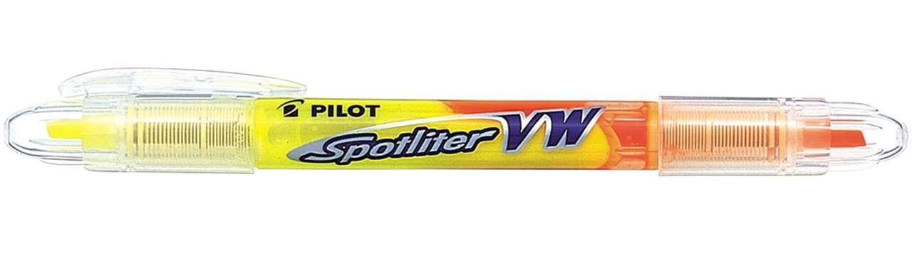 Marker pilota SpotLiter VW - Due colori - Product in plastica riciclata - Punto smusso 3.60 mm - 3.30 mm Scate - colore giallo/
