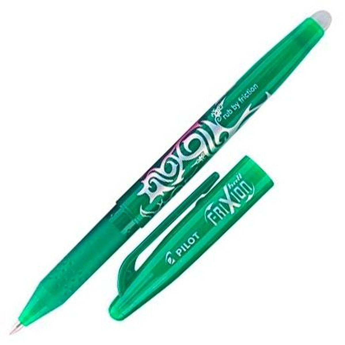 Pilot 224101204 penna roller 12 pezzoi (Pilot FriXion Ball Erasable Gel Rollerball Pen 0.7mm Tip 0.35mm Line Green Pack 12 - 22