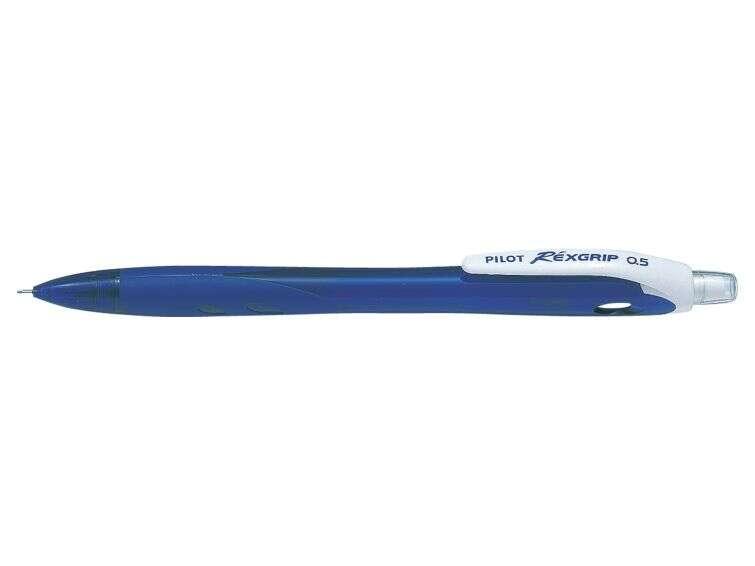 Portamine Rexgrip Beg coreen pilot - Scate da 0.5 mm - Mine HB - 71.9% plastica riciclata - Corpo blu