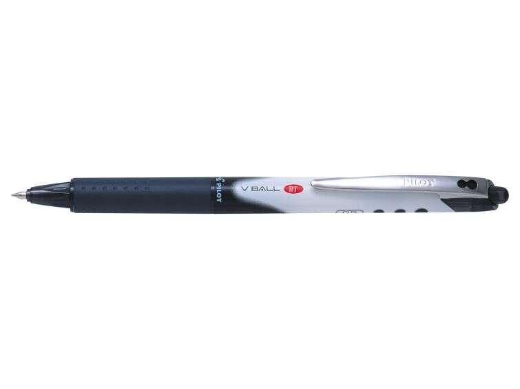Penna a sfera Pilota a inchiostro liquido V palla RT 07 - retrattile - punta con sfera conica 05 mm - corsa 025 mm - girante in