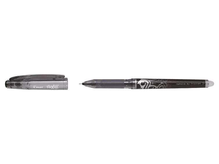 Penna gel cancellabile Pilot Frixion Point - Punta fa fine 05 mm - Corsa 025 mm - Impugnatura ergonomica - Colore nero