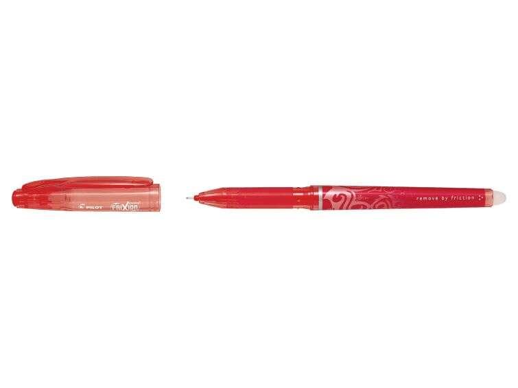 Penna gel cancellabile Pilot Frixion Point - Punta fa fine 0.5 mm - Corsa 0.25 mm - Impugnatura ergonomica - Colore rosso
