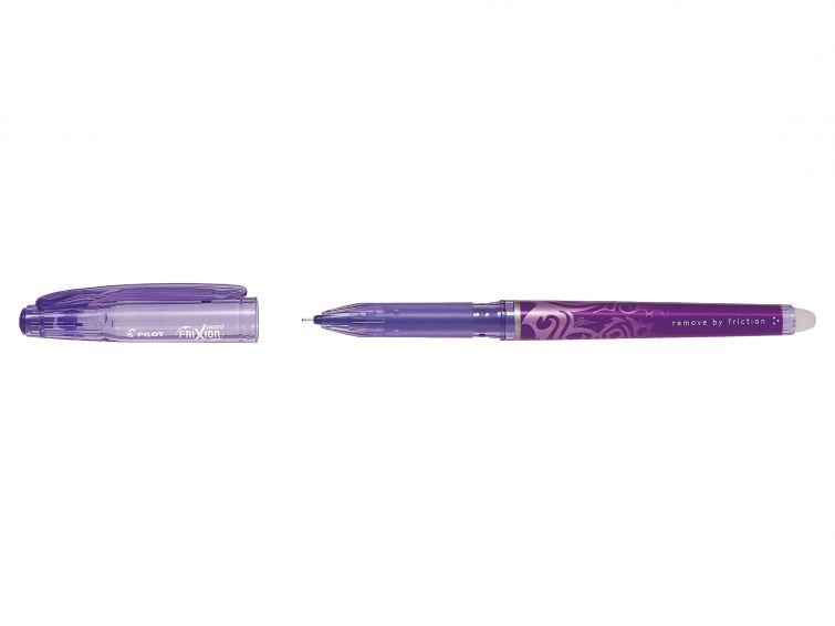 Penna gel cancellabile Pilot Frixion Point - Punta ago fine 05 mm - Corsa 025 mm - Impugnatura ergonomica - Colore viola