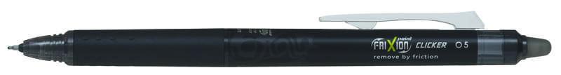 Penna a inchiostro termosensibile retrattile Pilot Frixion Point Clicker 05 - Cancellabile - Punta fine 05 mm - Corsa 025 mm -