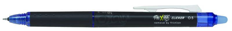 Penna a sfera uno scatto Pilot Frixion Point Clicker Punta Synergy 05 mm blu 006863