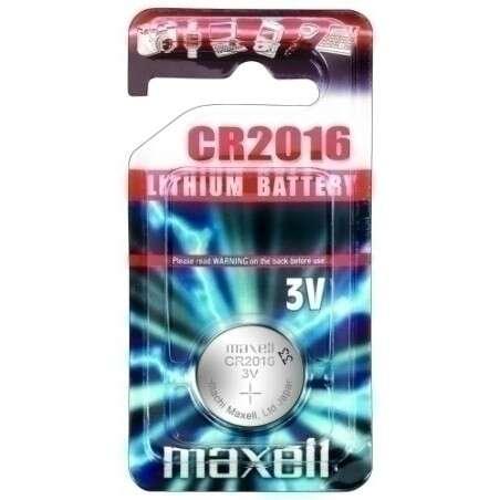 Maxell 11239100 batteria per uso domestico Batteria monouso CR2016 Lithium-Manganese Dioxide [LiMnO2] (Maxell CR 2016 batteri x