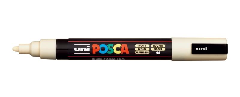 Uni Posca Marcatore per Pittura a Base di Acqua - PC-5M Avori 1,8-2,5mm
