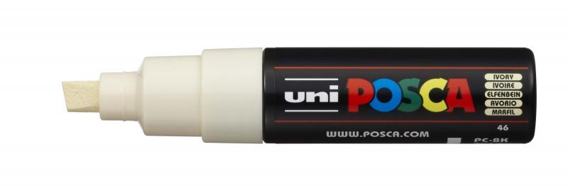 Uni Posca Marcatore di vernice a base d'acqua - PC-8K Ivory 80 mm