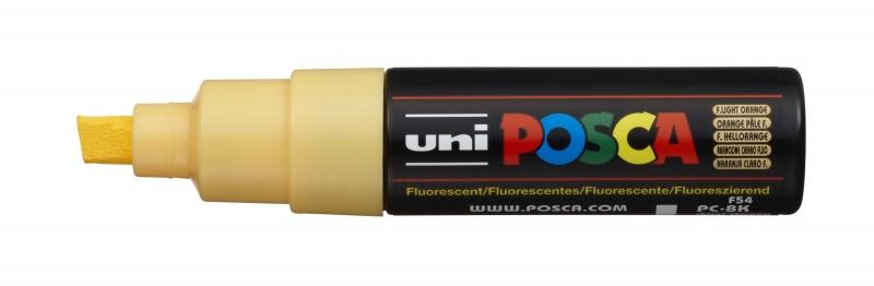 Uni Posca Marcatore di Pittura a Base di Acqua - PC-8K Arancione Fluo 80 mm