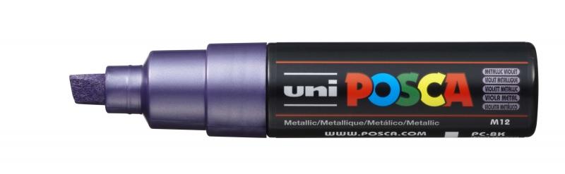 Uni Posca Marcatore per pittura a base d'acqua - PC-8K Viola metallizzato 8,0 mm