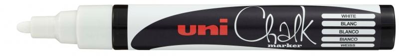 Pennarello a gesso uni-ball 10 - 20 mm bianco