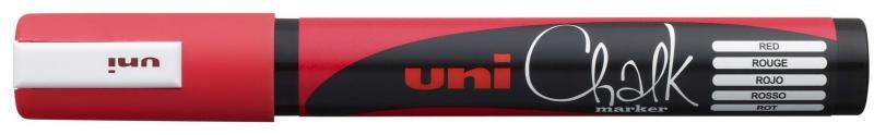 Uni Chalk - Marcatore di gesso liquido - PWE-5M Rosso 18-25mm
