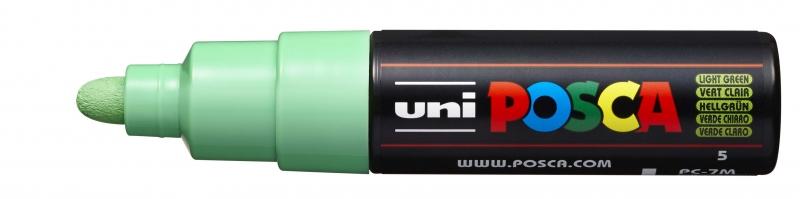 Uni Posca Marcatore a Base di Acqua per Dipingere - PC-7M Verde Chiaro 4,5-5,5mm