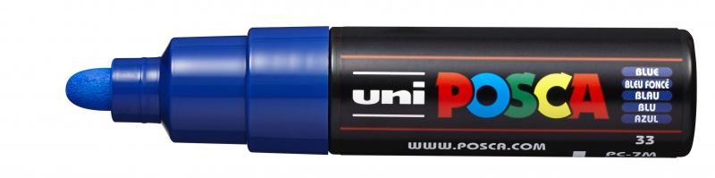 Uni Posca Marcatore di vernice a base d'acqua -PC-7M Blu 45-55mm