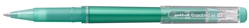 Uni-ball Gel Cancellabile -UF-222 Verde 07mm - Punta in acciaio inossidabile sfera da 07 mm corpo in plastica inchiostro termos