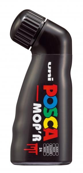 Uni Posca Marcatore di pittura a base d'acqua con punta a spugna - Nero (PCM-22), 3,0-19,0 mm