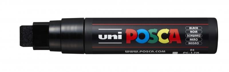 Uni Posca Marcatore a base d'acqua per pittura - PC-17K Nero 150 mm