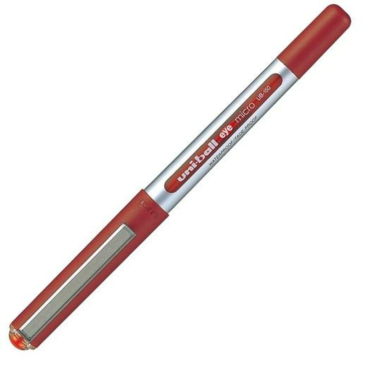 Penna a inchiostro liquido Uni-Ball Eye Micro UB-150 Rosso 05 mm (12 Pezzi)