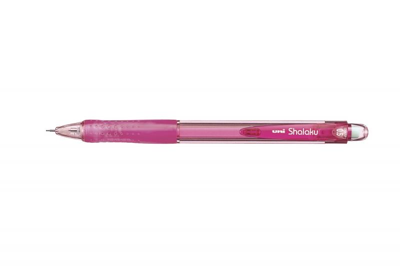 Portamina Uni Shalaku -M5-100 Rosa 05mm - tratto 05 mm - 2 mine HB - corpo in plastica