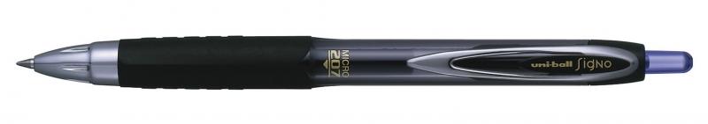 Segno uni -palla UMN -207 rullo di inchiostro liquido - punto bola 0,5 mm - impugnatura in gomma antifatiga - inchiostro pigmen