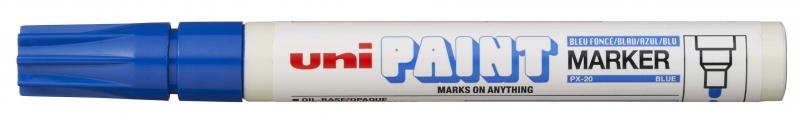 Marcatore per vernice Uni Paint Marker -PX-20 (L) Blu 22-28 mm