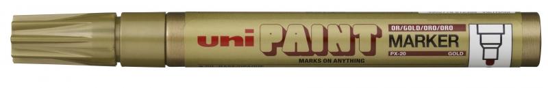 Uni Paint Marker - Marcatore per pittura PX-20 (L) Oro 22-28 mm