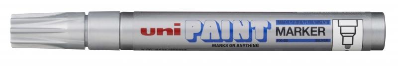 Uni Paint Marker marcatore per vernice -PX-20 (L) Argento 22-28 mm