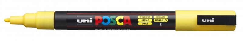 Penne acriliche uni-ball POSCA PC-3M 09 - 13 mm gialle