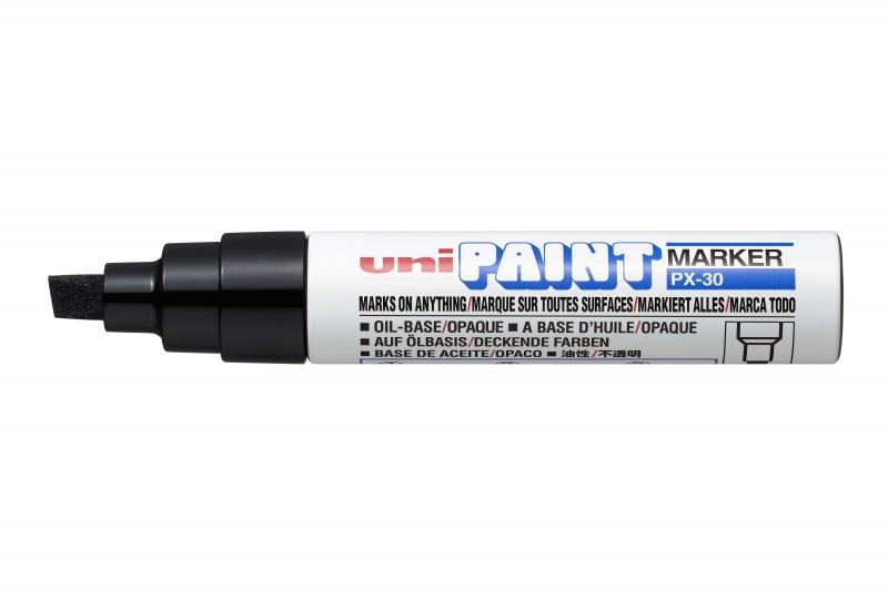 Uni Paint Marker - Marcatore per vernice PX-30 Nero 4,0-8,5 mm