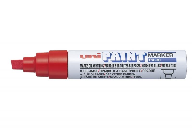 Uni Paint Marker Marcatore per Pittura -PX-30 Rosso 40-85mm