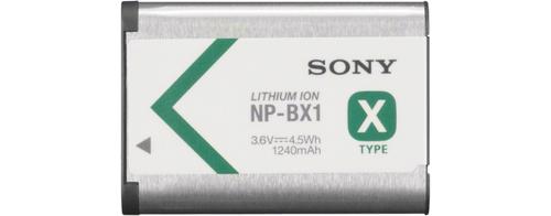 Sony NP-BX1 Batteria Ricaricabile InfoLithium Serie X per Fotocamere Compatte Cyber-Shot DSCRX100 DSCHX300 e DSCWX300 3.6 V 124