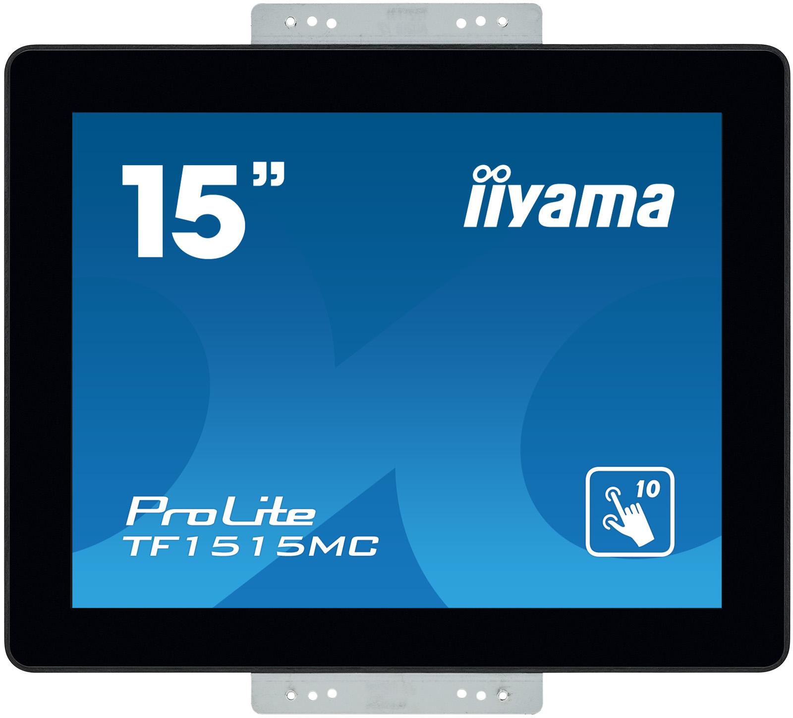 iiyama ProLite TF1515MC-B2 Monitor PC 38,1 cm (15") 1024 x 768 Pixel XGA LED Touch screen Nero