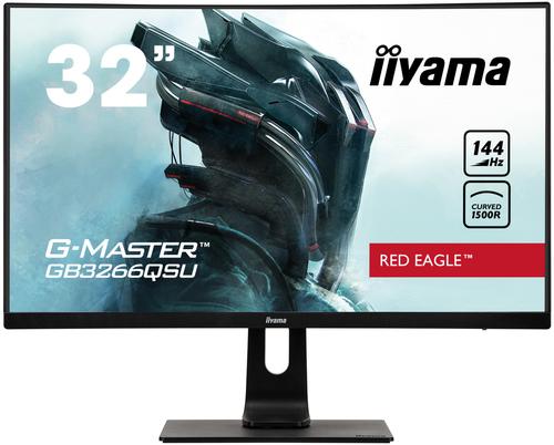 iiyama G-MASTER GB3266QSU-B1 LED display 80 cm (31.5") 2560 x 1440 Pixel Quad HD Nero