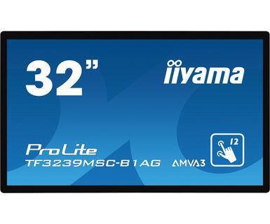 Bild 31.5"/80cm 1920x1080 kapazitiv Multi-Touch 24/7 Helligkeit 420cd/m Kontrast 3.0001 (statisch) Reaktionszeit 8ms Blick