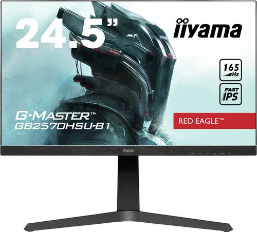 iiyama G-MASTER GB2570HSU-B1 Monitor PC 622 cm 24.5 1920 x 1080 Pixel Full HD LED Nero (iiyama G-Master GB2570HSU-B1 Red Eagle