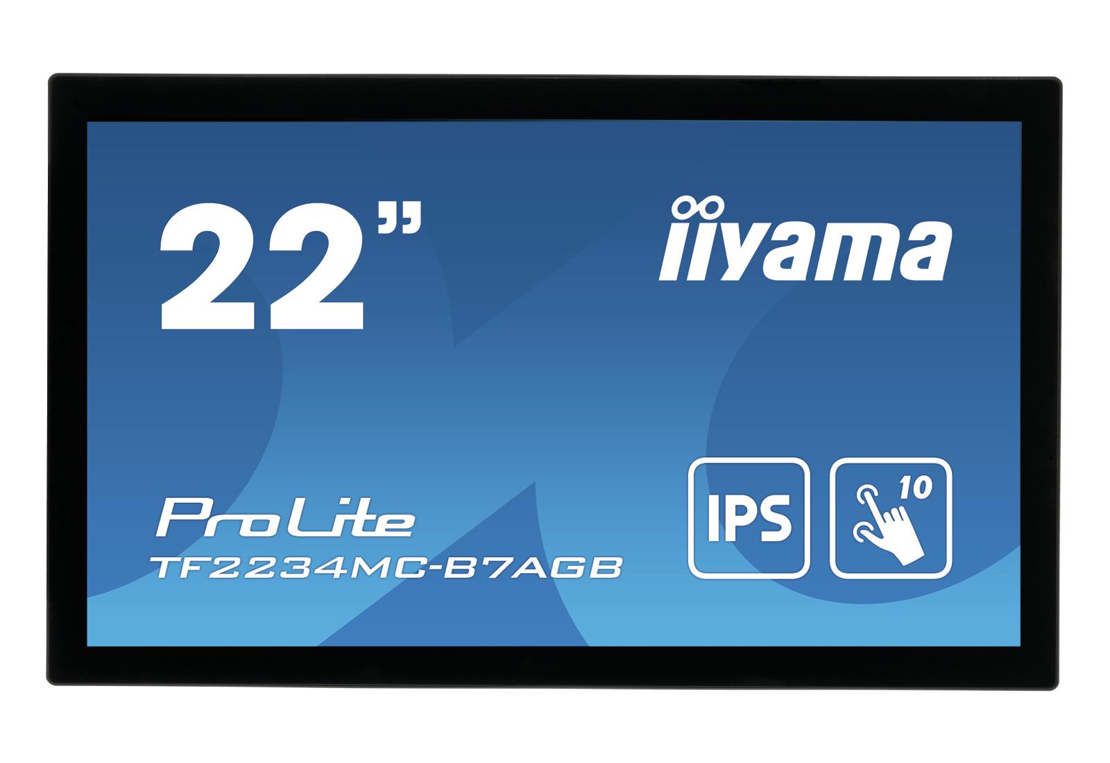 iiyama ProLite TF2234MC-B7AGB Monitor PC 546 cm (21.5") 1920 x 1080 Pixel Full HD LED Touch screen Multi utente Nero