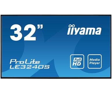 iiyama LE3240S-B3 visualizzatore di messaggi Pannello piatto per segnaletica digitale 80 cm (31.5") LED 350 cd/m² Full HD Nero