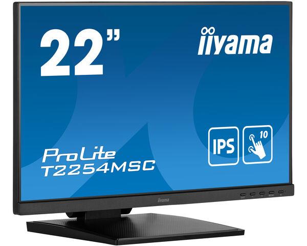 iiyama ProLite T2254MSC-B1AG Monitor PC 546 cm (21.5") 1920 x 1080 Pixel Full HD LED Touch screen Nero