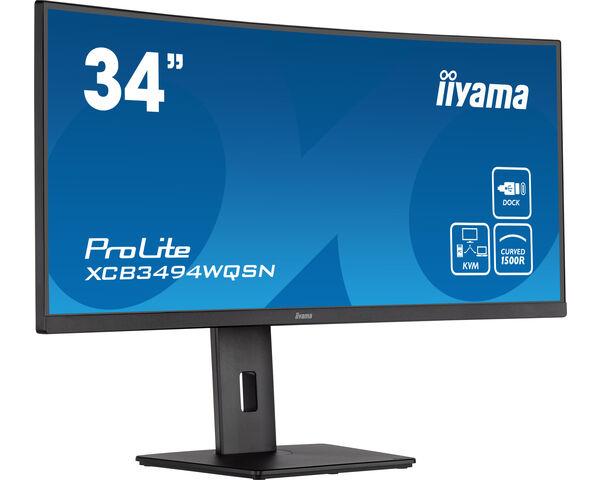 iiyama ProLite XCB3494WQSN-B5 LED display 864 cm (34") 3440 x 1440 Pixel UltraWide Quad HD Nero