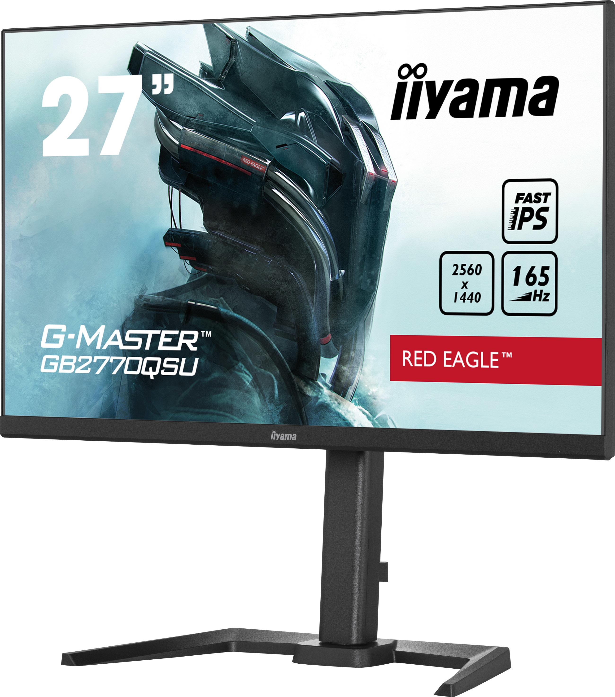 iiyama G-MASTER GB2770QSU-B5 Monitor PC 686 cm (27") 2560 x 1440 Pixel Wide Quad HD LED Nero