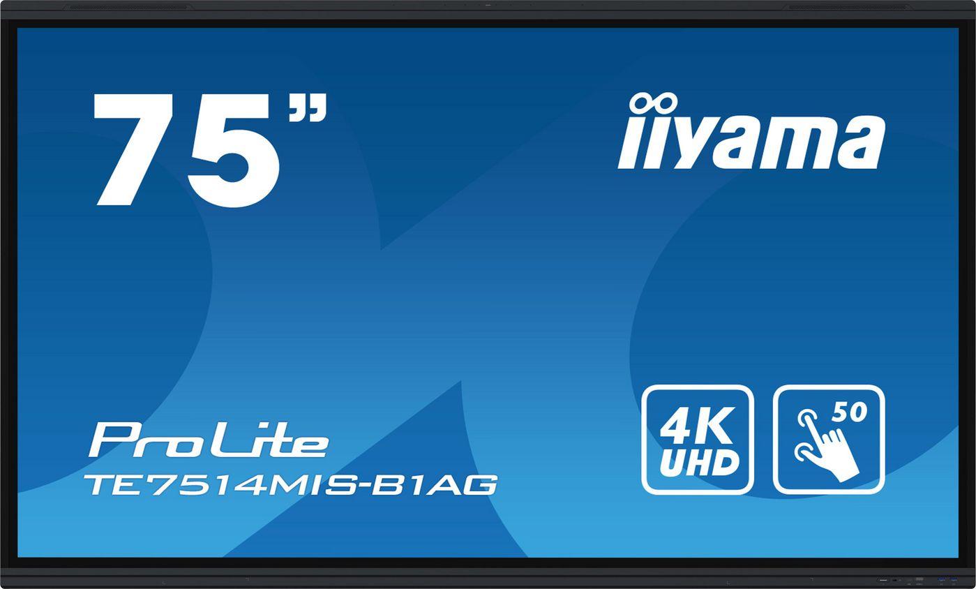 Diagonale 75"/1893cm Auflsung 3840x2160 169 Helligkeit 435cd/m Kontrast 50001 (typisch) Reaktionszeit 8ms Blickwinkel 178/