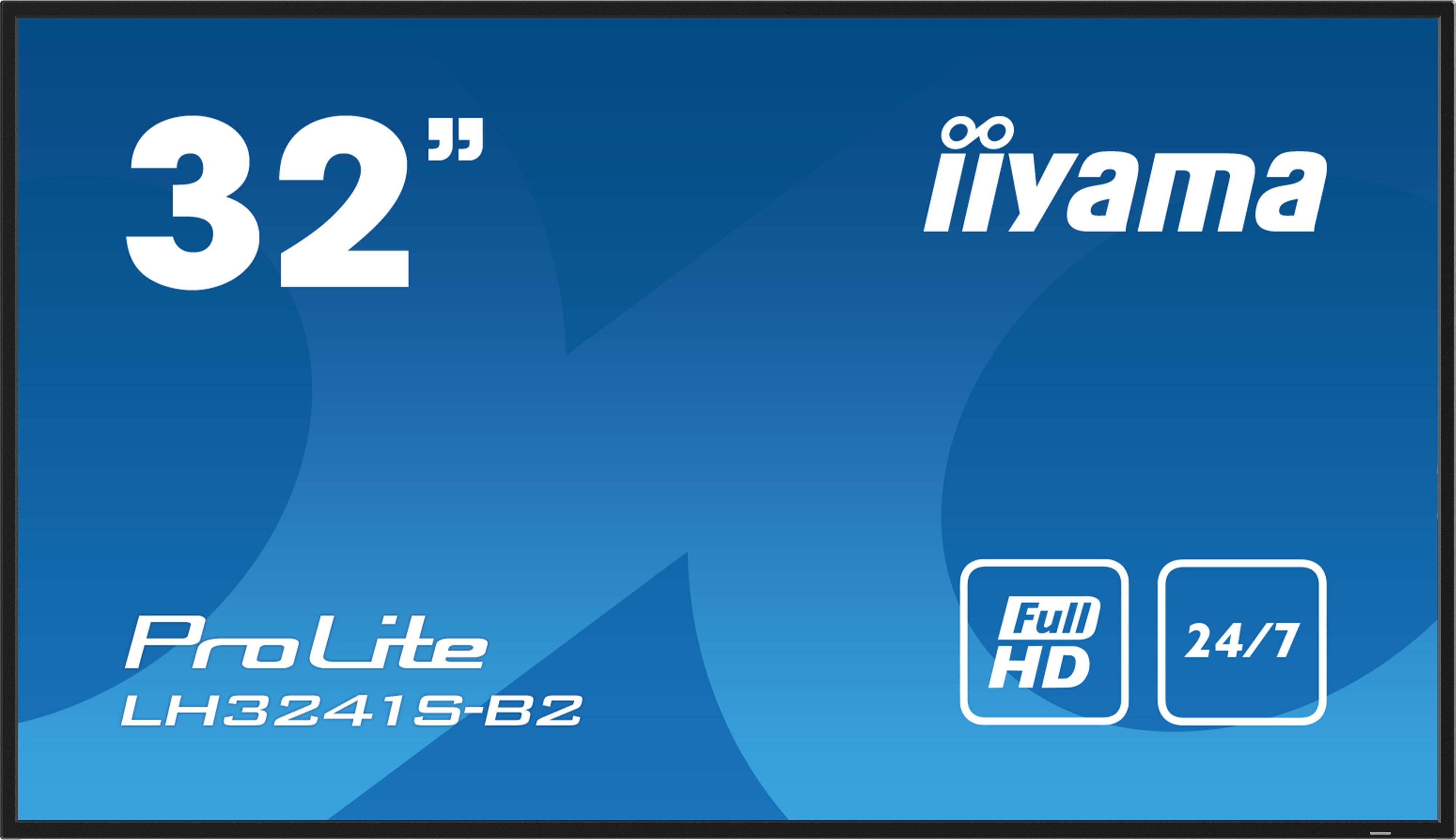 Bild 31.5"/80cm 1920x1080 169 350cd/m Kontrast 12001 (statisch) Reaktion 8ms Anschlsse 1x VGA 3x HDMI 1x Mini Jack 1x RS-232