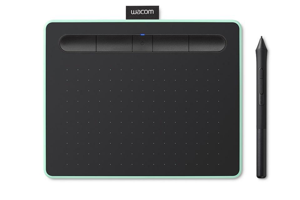 Wacom Intuos S tavoletta grafica Nero, Verde 2540 lpi [linee per pollice] 152 x 95 mm USB/Bluetooth (Intuos - digitizer - USB -