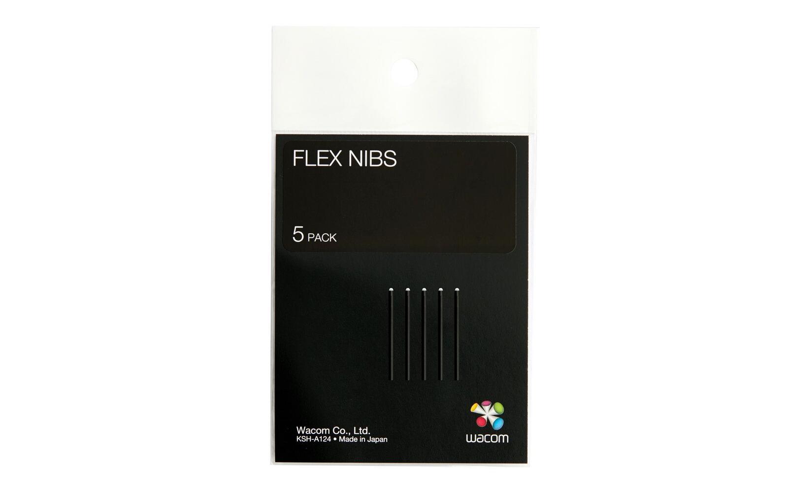Wacom ACK-20004 accessorio per tablet grafico Pennino (Flex nibs 5 pack for Intuos4/5)